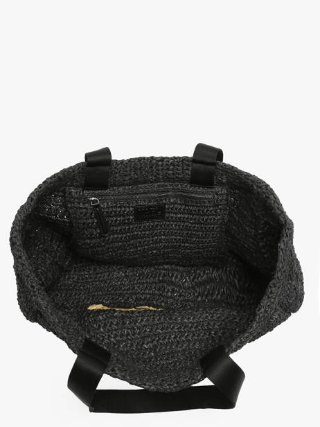 Handtas K Signature Raphia Karl lagerfeld Zwart k signature 241W3064 ander zicht 3